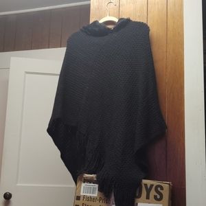 Beautiful Shaw with fur hood